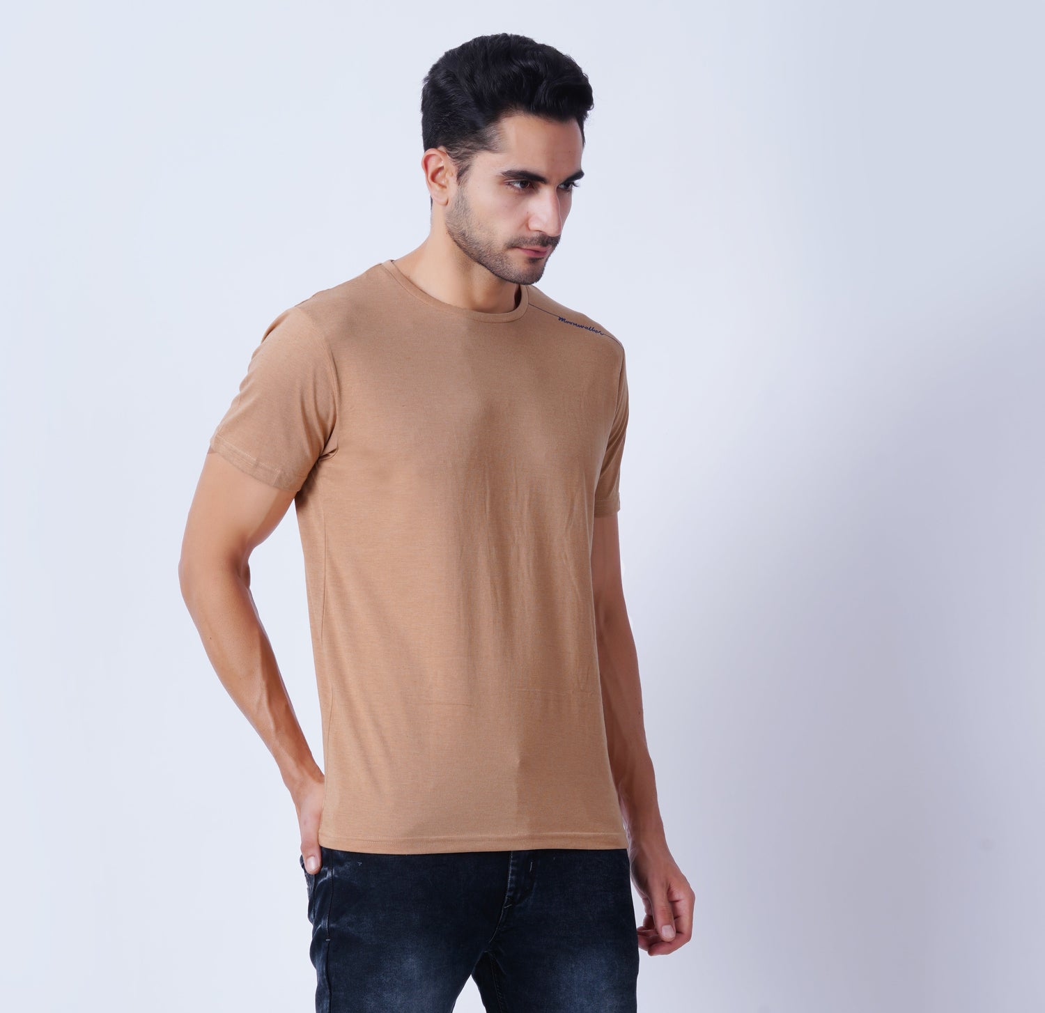 classic round neck moonwalker india,core round neck tshirt,moonwalker india round neck,round neck half sleeve,