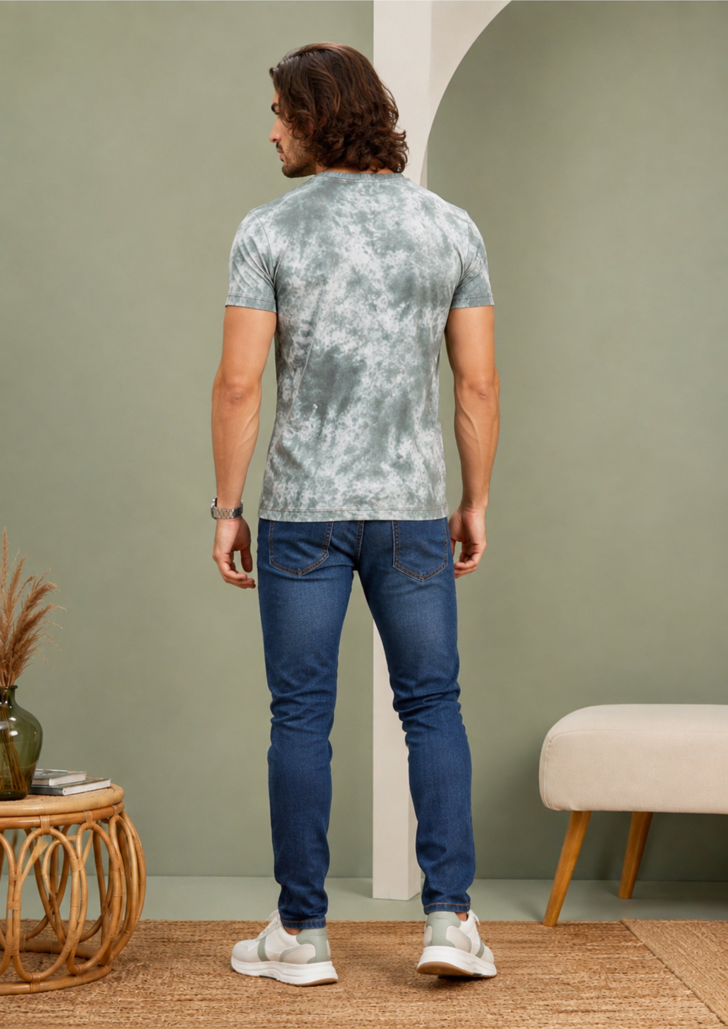ACID-WASHED GRAPHIC T-SHIRT