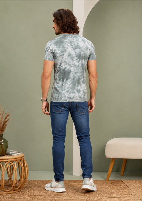 ACID-WASHED GRAPHIC T-SHIRT