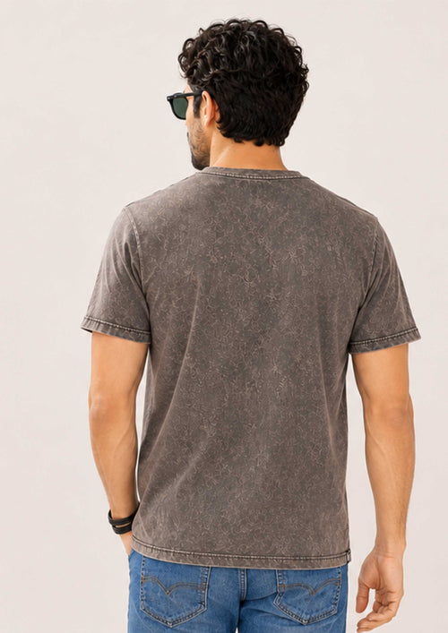 ACID-WASHED GRAPHIC T-SHIRT