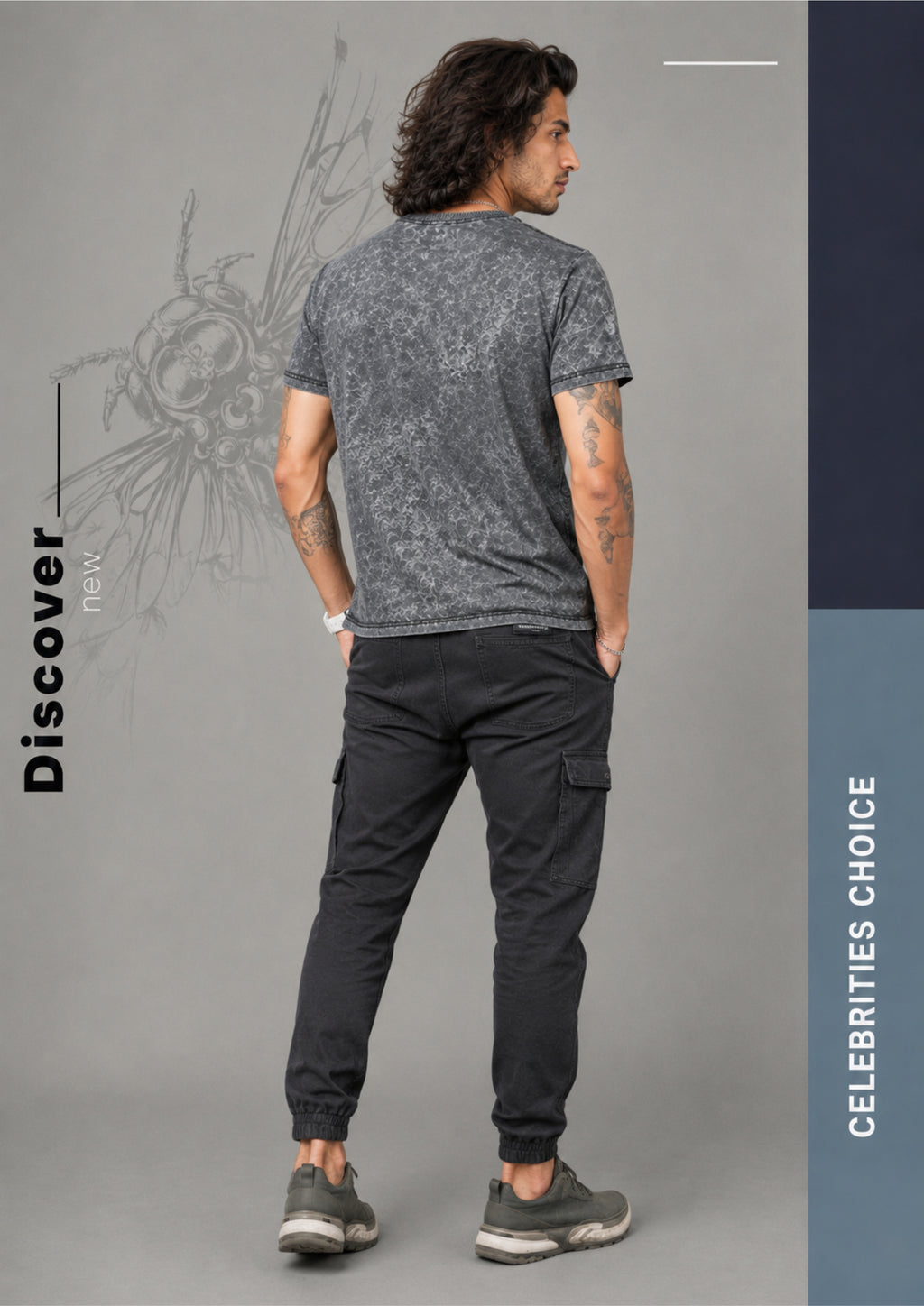 ACID-WASHED GRAPHIC T-SHIRT