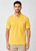 POLO NECK T-SHIRT (BIRDS EYE)